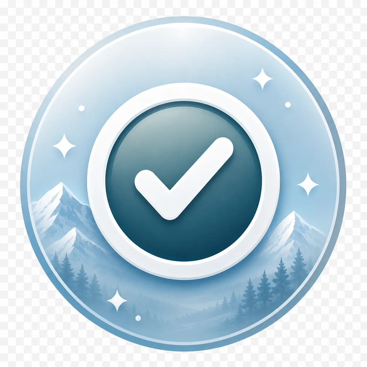 Final quality check process icon